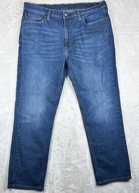 Levis Premium 541 Athletic Taper Jeans Mens 38x30 Dark Wash Indigo Denim 5222